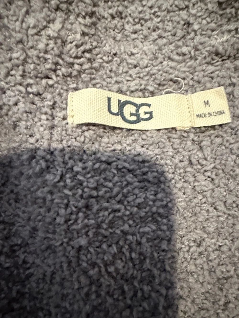 UGG size medium Cozy Open-Front Women’s Sweater Cardigan - Light Gray - Picture 3 of 3